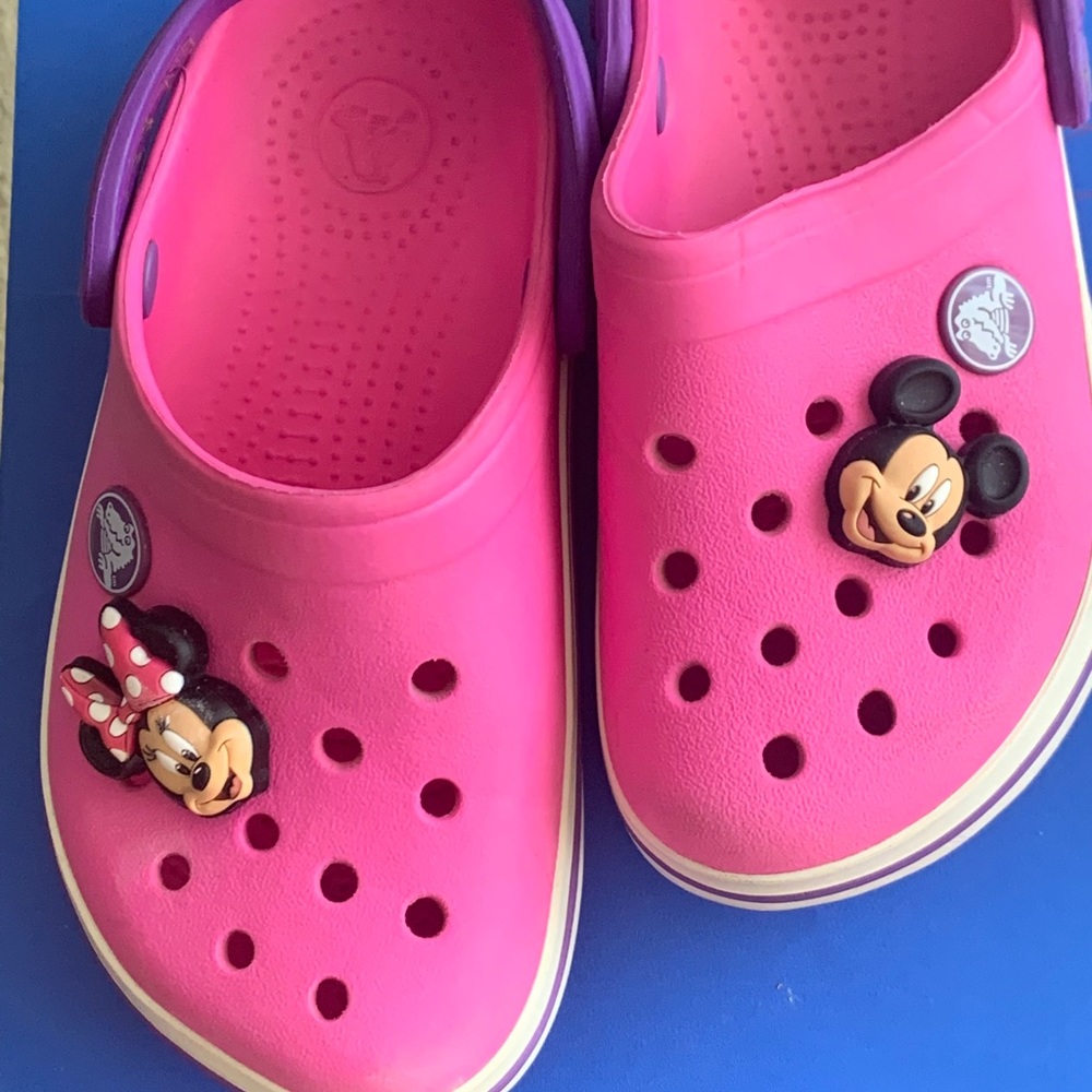 COPY - Mikey and Money Pink Crocks